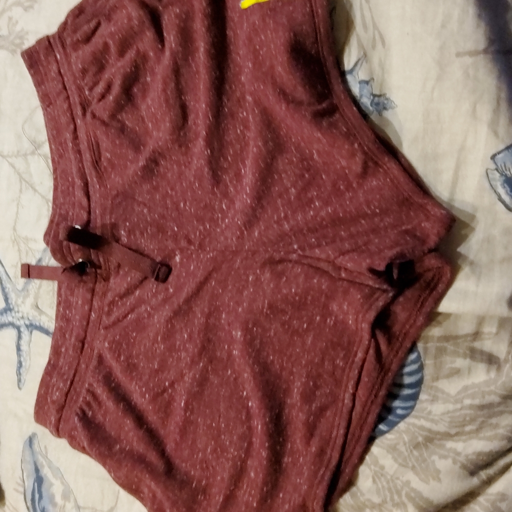 Red woman's shorts size large